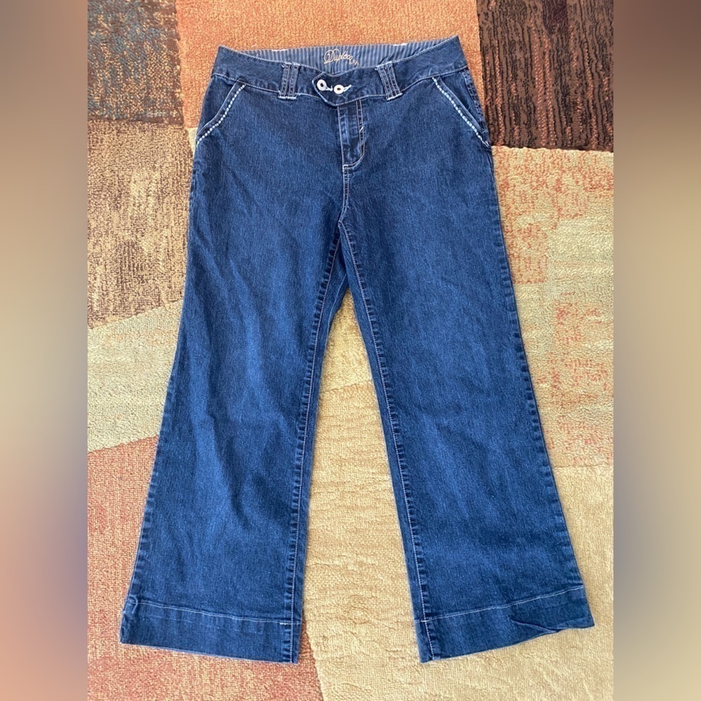 Retro Duplex by Tyte Embroidered Stretchy Flare Leg Jeans